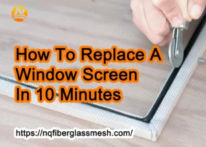nqfiberglassmesh | How To Replace A Window Screen In 10 Minutes