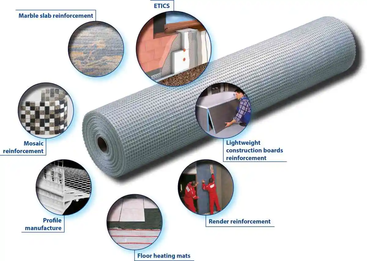 Applications of Fiberglass Mesh in Construction